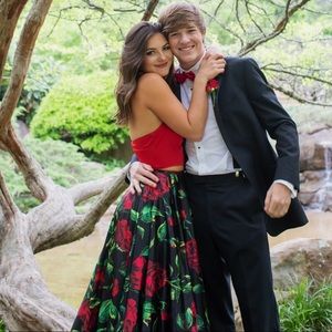 Sherri hill floral prom dress size 4